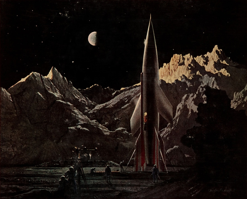 Illustration for article titled The Beautiful Art That Helped Inspire Space Travel